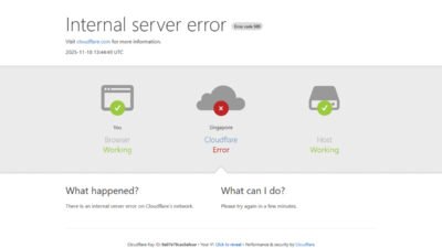 Cloudflare Alami Gangguan Global, Ribuan Website Down