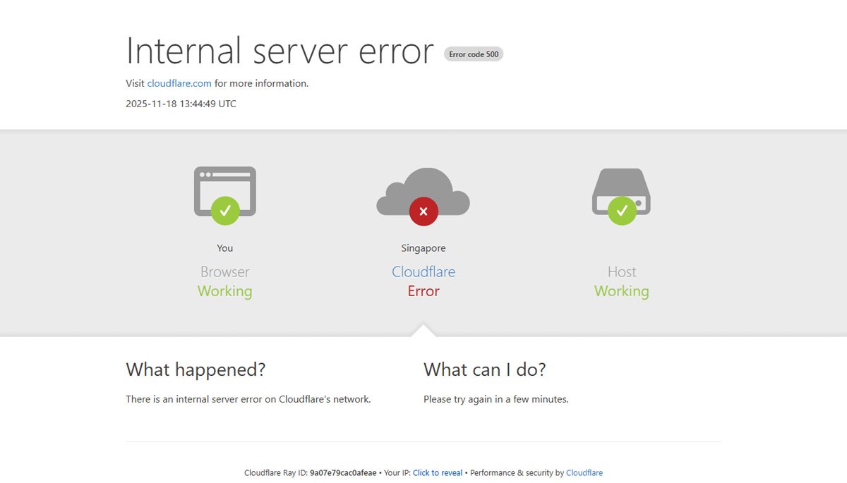 cloudflare down