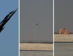 Jet Tempur Buatan India Jatuh saat Pertunjukan di Dubai Air Show