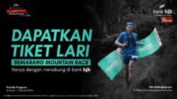 bank bjb Buka Program Tiket Semarang Mountain Race 2026, untuk dukung gaya hidup sehat