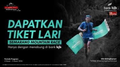 bank bjb Buka Program Tiket Semarang Mountain Race 2026, untuk dukung gaya hidup sehat